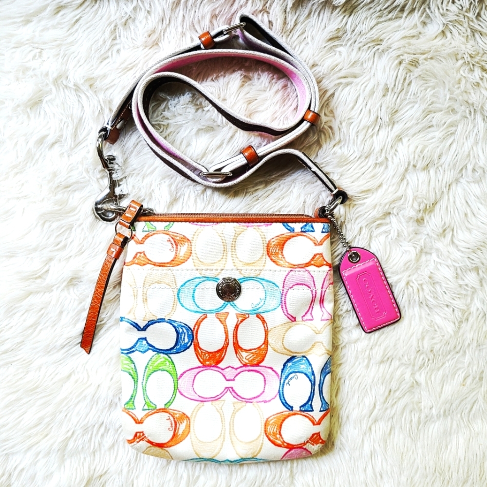 Coach Poppy Dream Crossbody/ Swingpack Bag